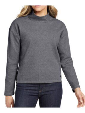 OGIO® LOG822 Women's Transition Pullover - Blacktop Heather